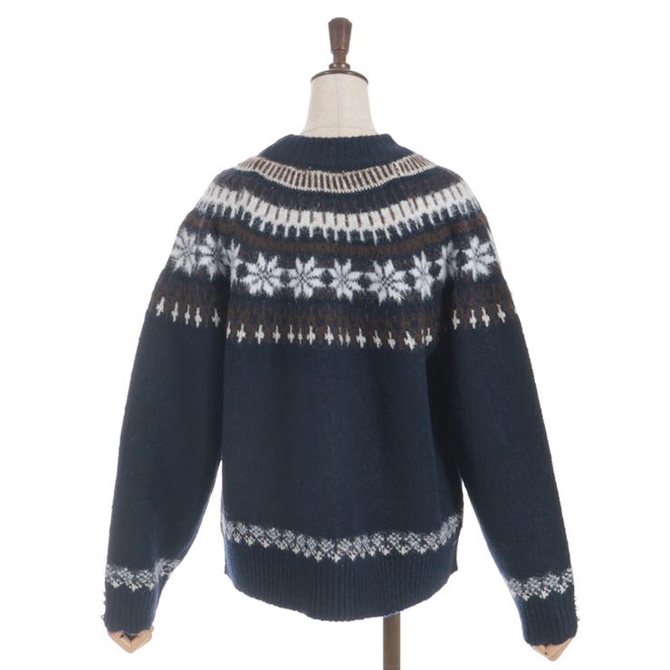 雪柄フェアアイルニット | axes femme | 詳細画像20 