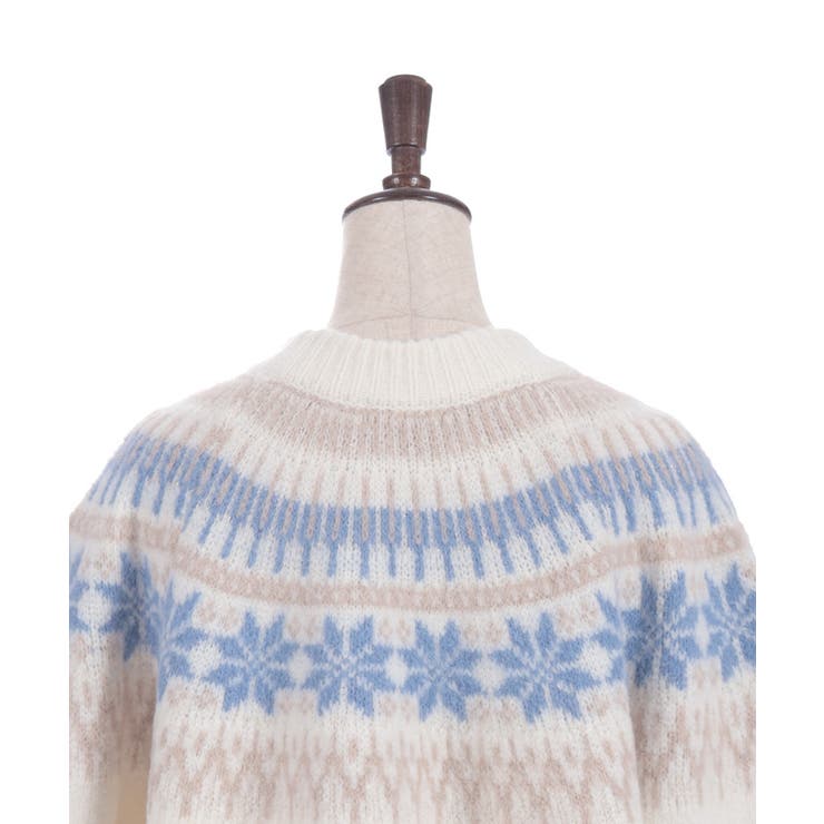 雪柄フェアアイルニット | axes femme | 詳細画像33 