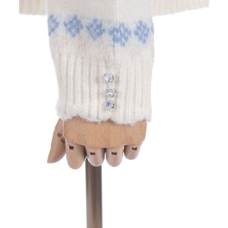 雪柄フェアアイルニット | axes femme | 詳細画像34 