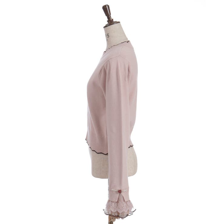 ハート釦バイカラーニットＰＯ | axes femme | 詳細画像16 