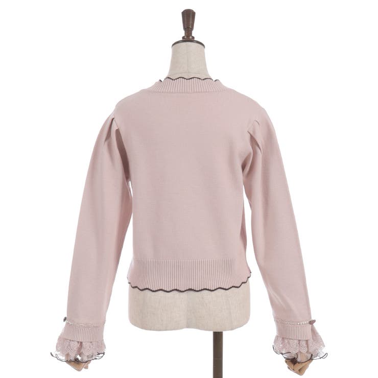 ハート釦バイカラーニットＰＯ | axes femme | 詳細画像17 