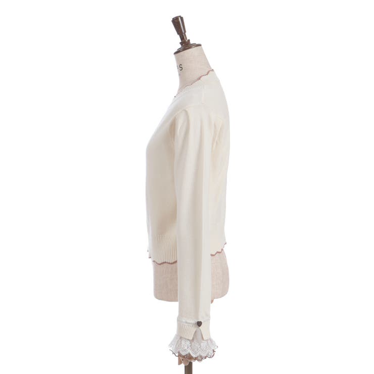 ハート釦バイカラーニットＰＯ | axes femme | 詳細画像24 