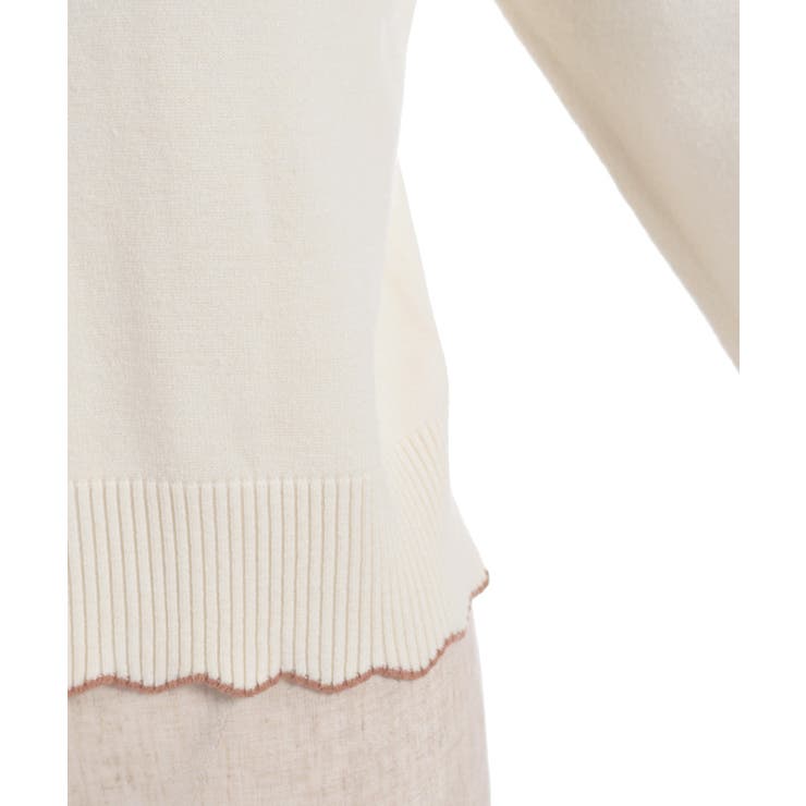 ハート釦バイカラーニットＰＯ | axes femme | 詳細画像27 