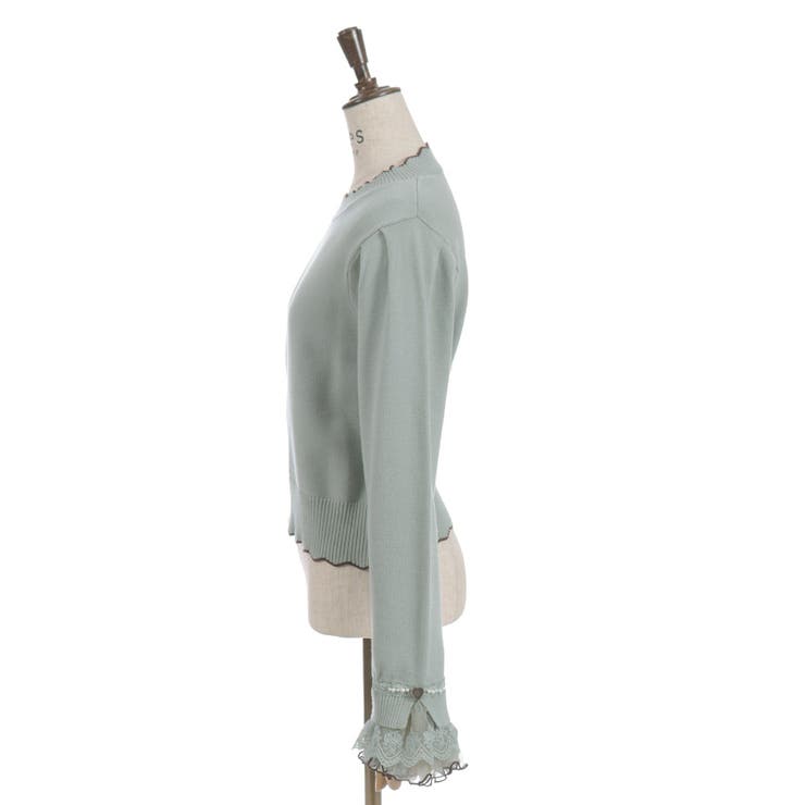 ハート釦バイカラーニットＰＯ | axes femme | 詳細画像8 