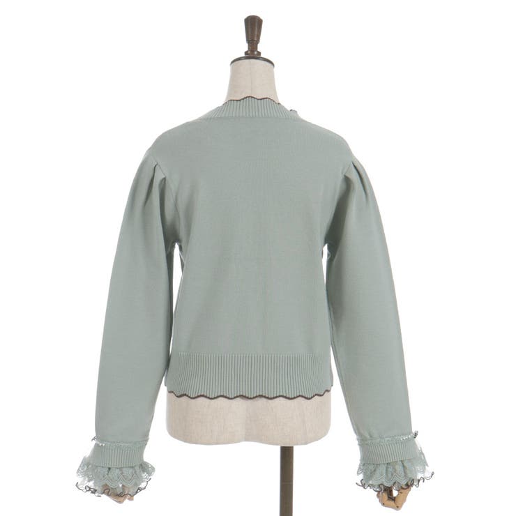 ハート釦バイカラーニットＰＯ | axes femme | 詳細画像9 