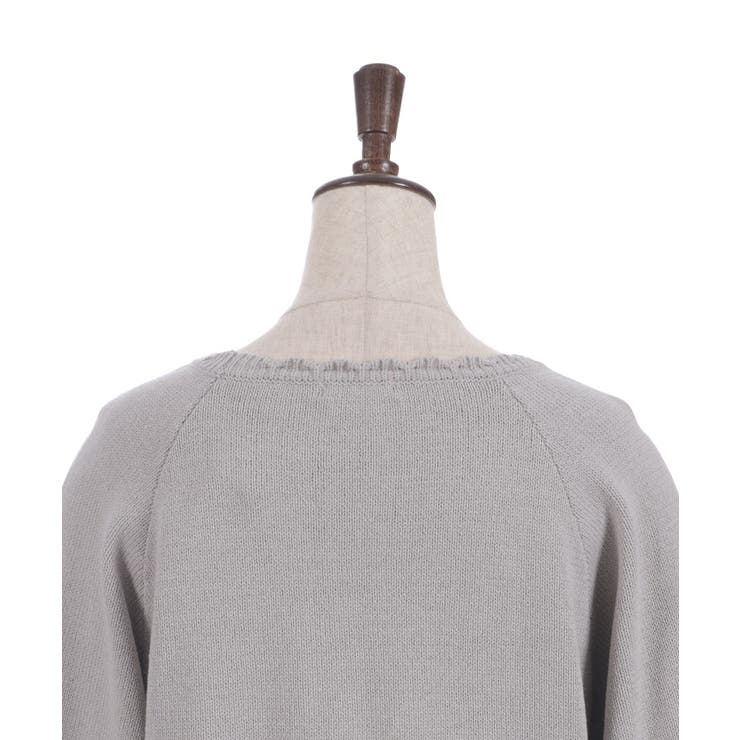 レースアップニットプルオーバー | axes femme | 詳細画像12 