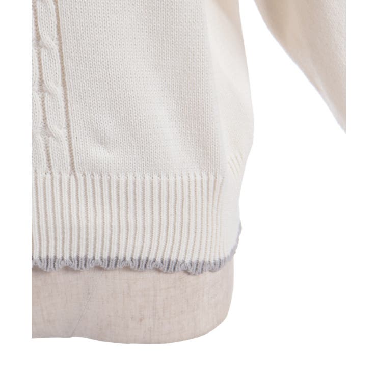 レースアップニットプルオーバー | axes femme | 詳細画像25 