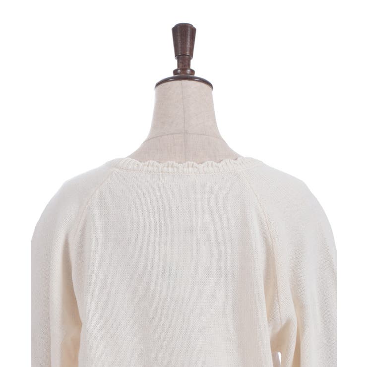 レースアップニットプルオーバー | axes femme | 詳細画像27 