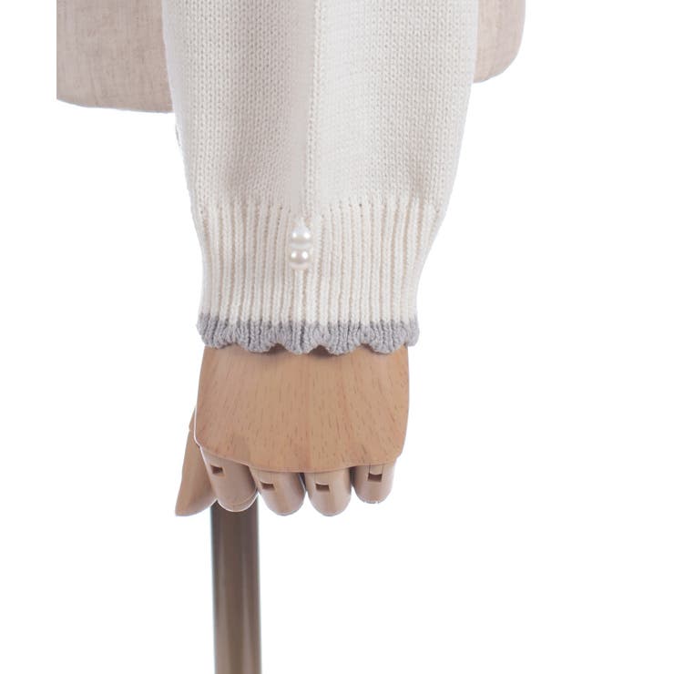 レースアップニットプルオーバー | axes femme | 詳細画像28 