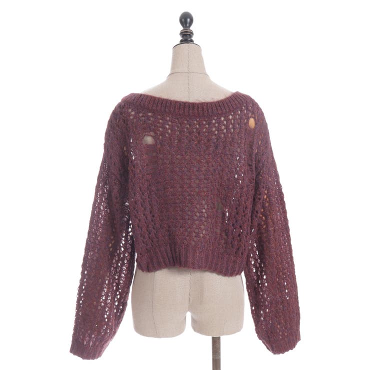 前後２ｗａｙニットカーディガン | axes femme | 詳細画像10 