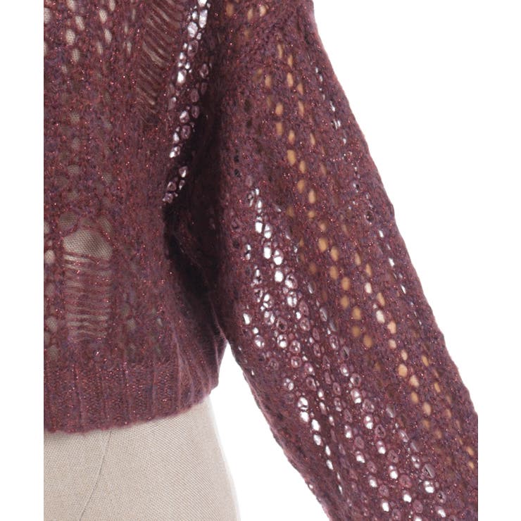 前後２ｗａｙニットカーディガン | axes femme | 詳細画像12 