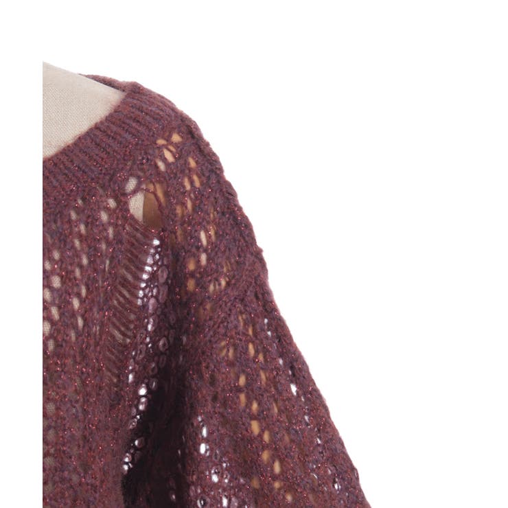 前後２ｗａｙニットカーディガン | axes femme | 詳細画像13 