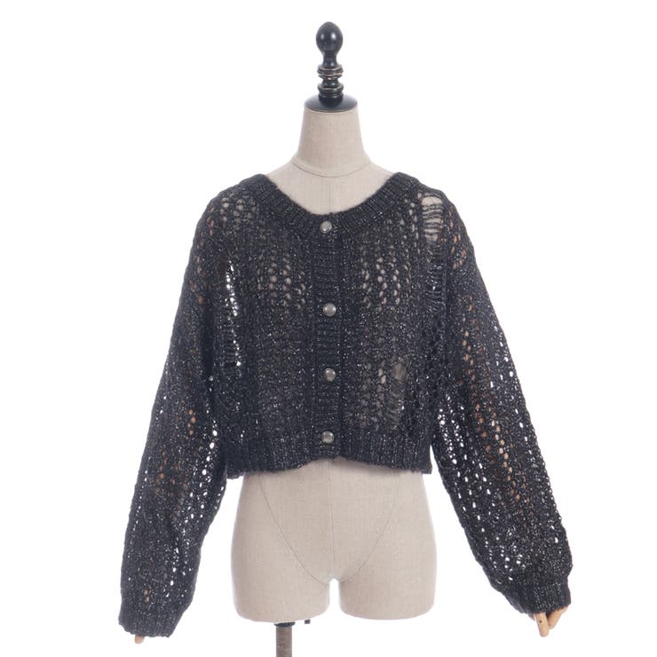 前後２ｗａｙニットカーディガン | axes femme | 詳細画像14 