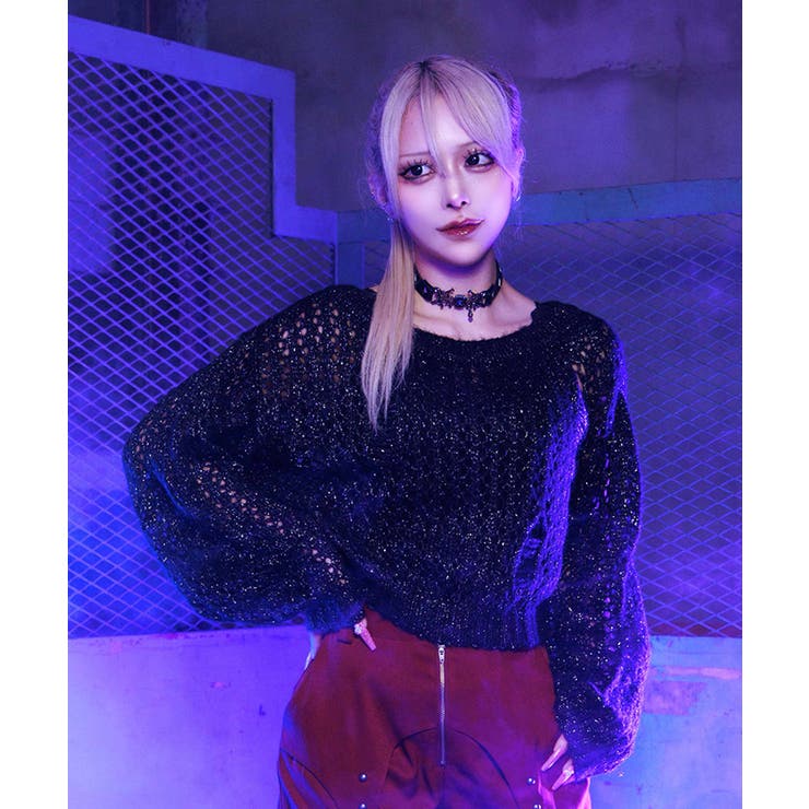 前後２ｗａｙニットカーディガン | axes femme | 詳細画像2 