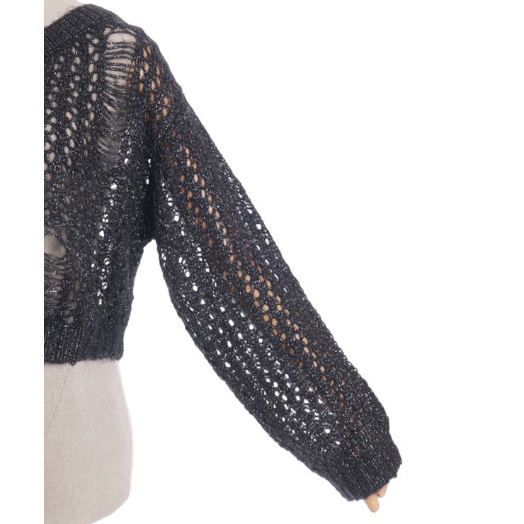 前後２ｗａｙニットカーディガン | axes femme | 詳細画像20 