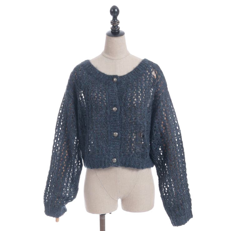 前後２ｗａｙニットカーディガン | axes femme | 詳細画像21 