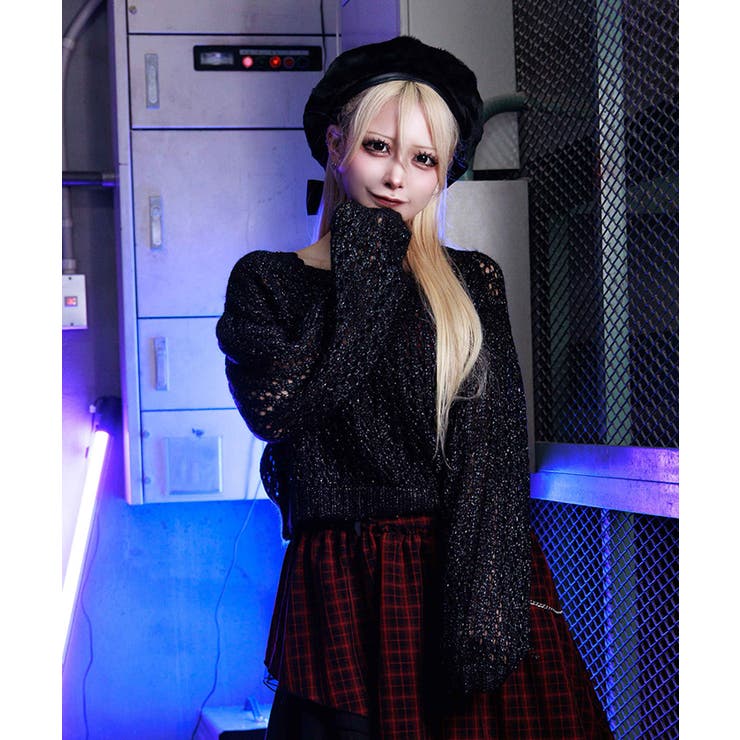 前後２ｗａｙニットカーディガン | axes femme | 詳細画像5 