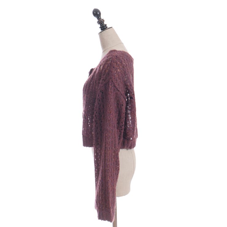 前後２ｗａｙニットカーディガン | axes femme | 詳細画像9 