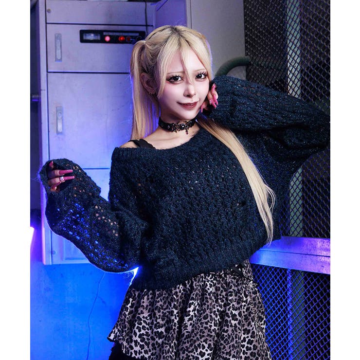 ブルーグリーン | 前後２ｗａｙニットカーディガン | axes femme