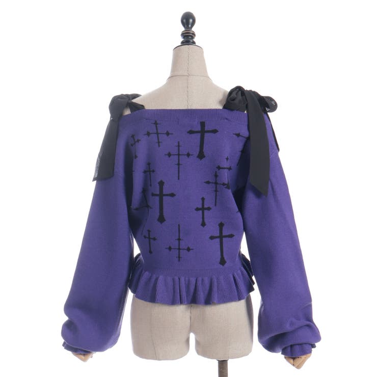 クロスジャカードニットカーディガン | axes femme | 詳細画像11 