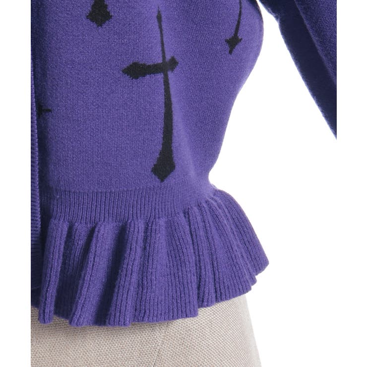 クロスジャカードニットカーディガン | axes femme | 詳細画像12 