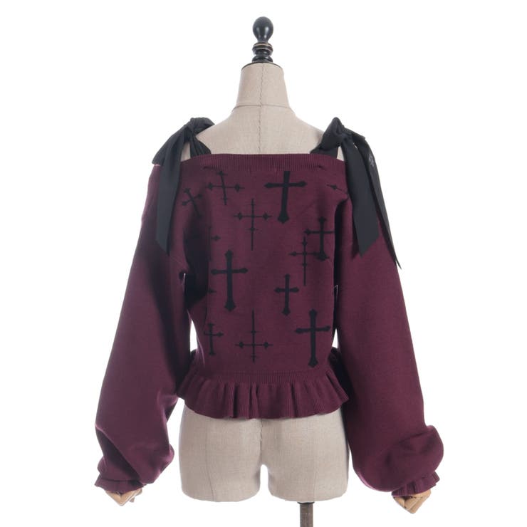 クロスジャカードニットカーディガン | axes femme | 詳細画像17 