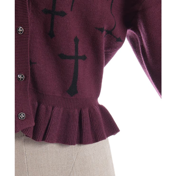 クロスジャカードニットカーディガン | axes femme | 詳細画像19 