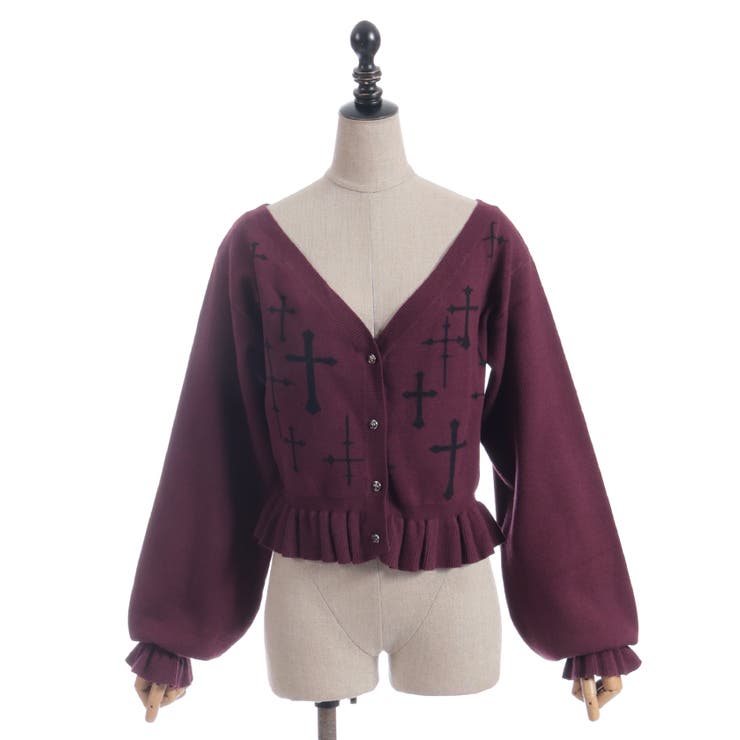 クロスジャカードニットカーディガン | axes femme | 詳細画像20 