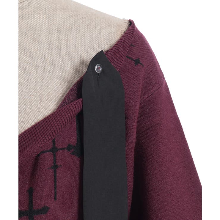 クロスジャカードニットカーディガン | axes femme | 詳細画像21 