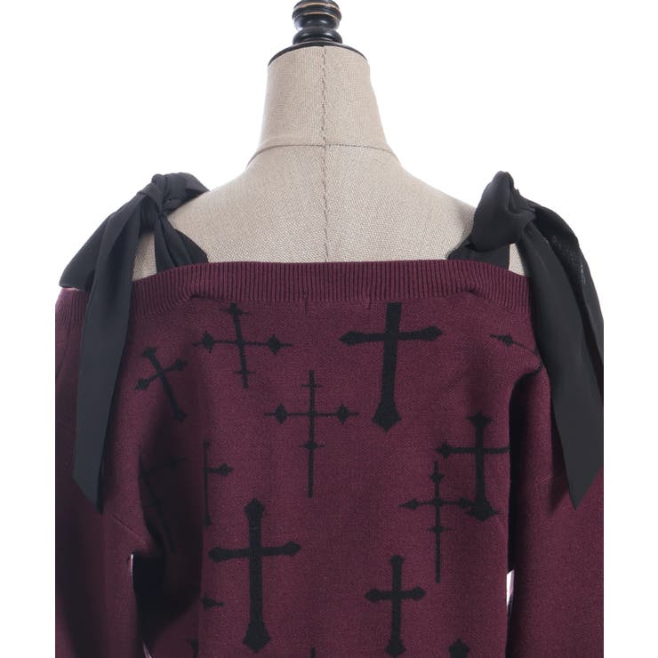 クロスジャカードニットカーディガン | axes femme | 詳細画像23 