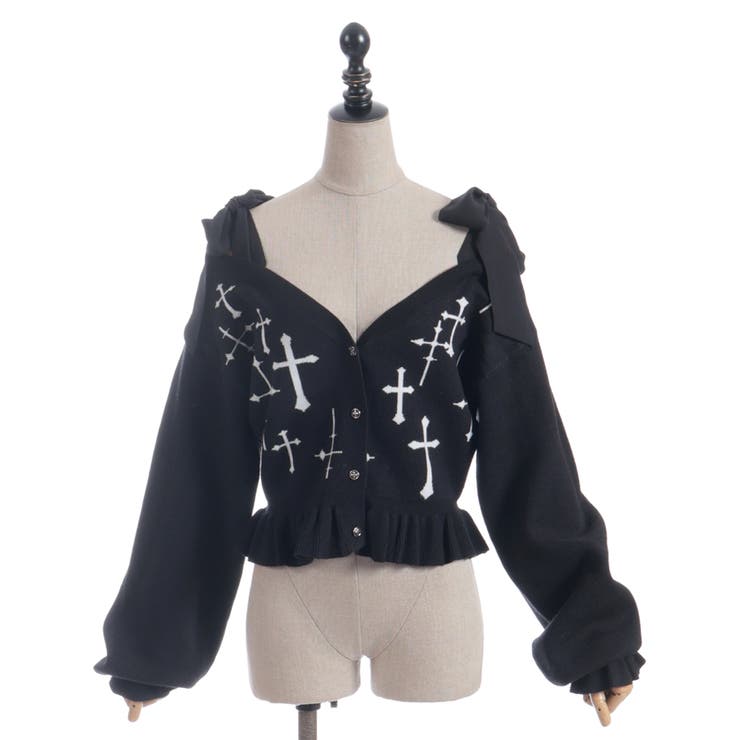 クロスジャカードニットカーディガン | axes femme | 詳細画像24 