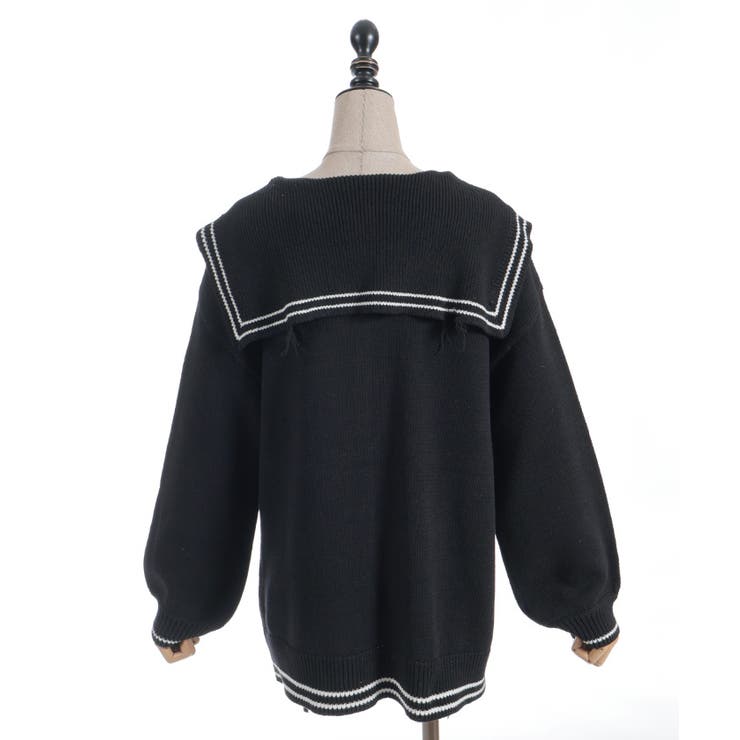 ダメージセーラーニットカーディガン | axes femme | 詳細画像26 