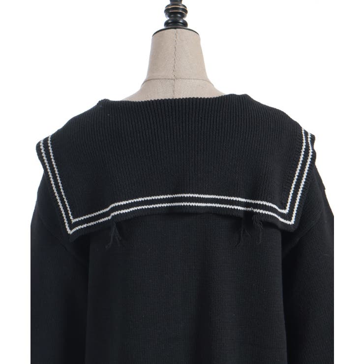 ダメージセーラーニットカーディガン | axes femme | 詳細画像30 