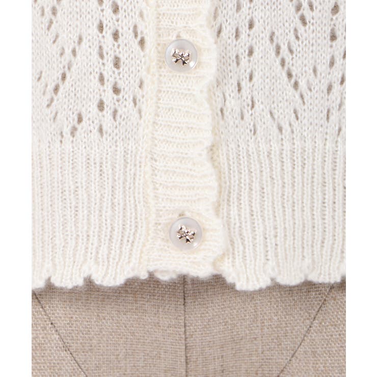 透かし編みモヘアニットCD[品番：IGAW0000666]｜axes femme