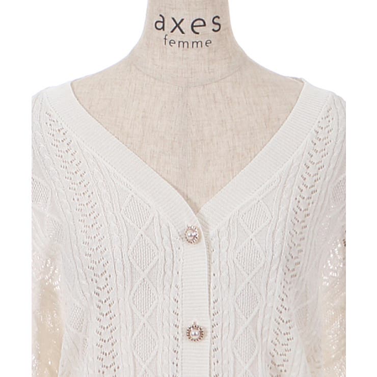 ALGY✧新品✧ニット＆サス付きあったかスカパン130 さらさらUV接触冷感カーディガン(ニット) | Alphabet's alphabet