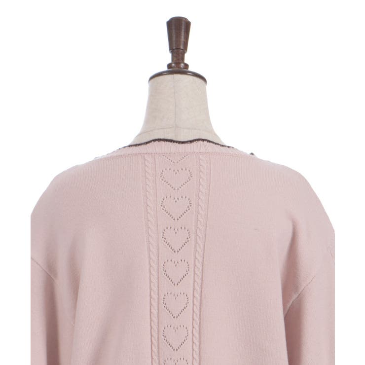 ハート釦バイカラーニットＣＤ | axes femme | 詳細画像20 