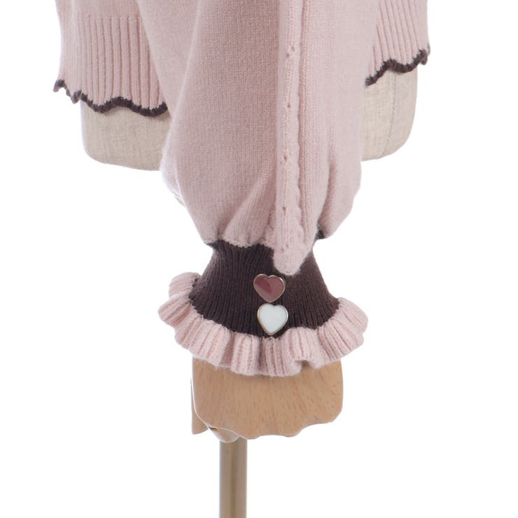 ハート釦バイカラーニットＣＤ | axes femme | 詳細画像21 