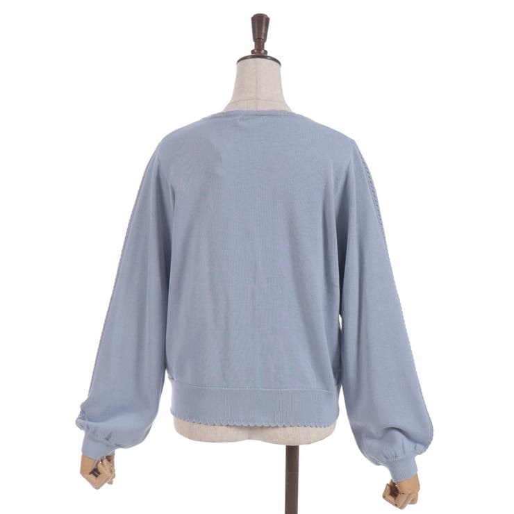 かぎ針ローズニットカーデ | axes femme | 詳細画像10 