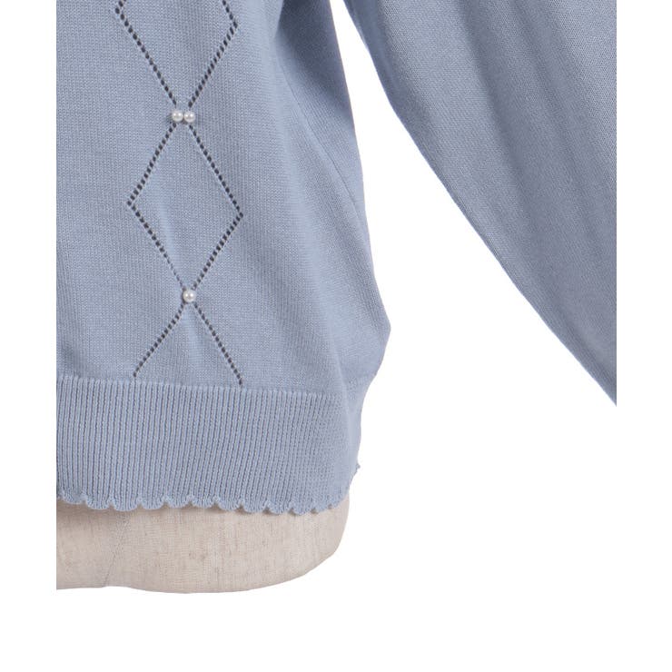 かぎ針ローズニットカーデ | axes femme | 詳細画像12 