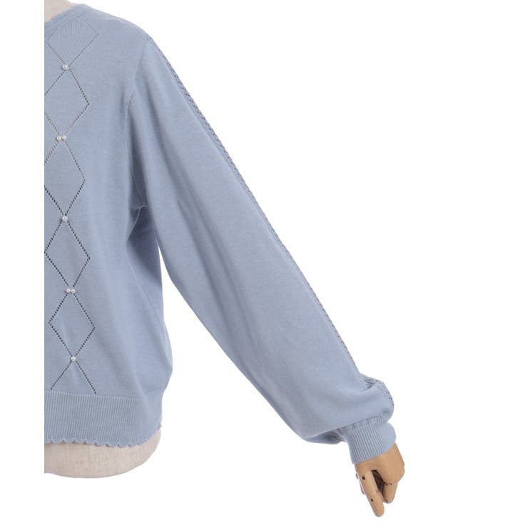 かぎ針ローズニットカーデ | axes femme | 詳細画像16 