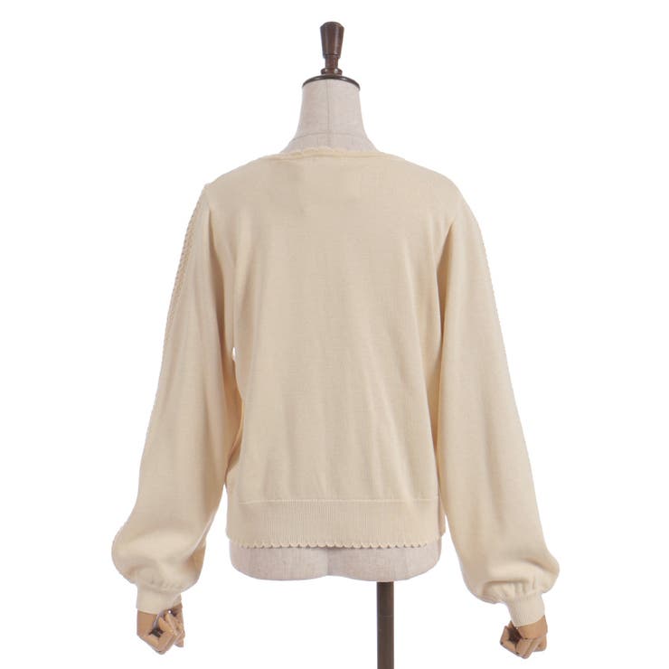 かぎ針ローズニットカーデ | axes femme | 詳細画像19 