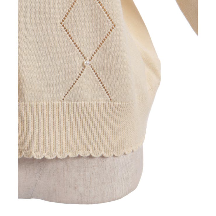 かぎ針ローズニットカーデ | axes femme | 詳細画像21 