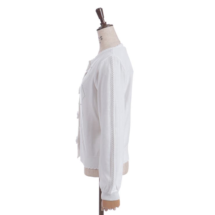 かぎ針ローズニットカーデ | axes femme | 詳細画像26 