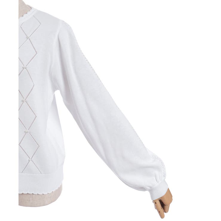 かぎ針ローズニットカーデ | axes femme | 詳細画像32 