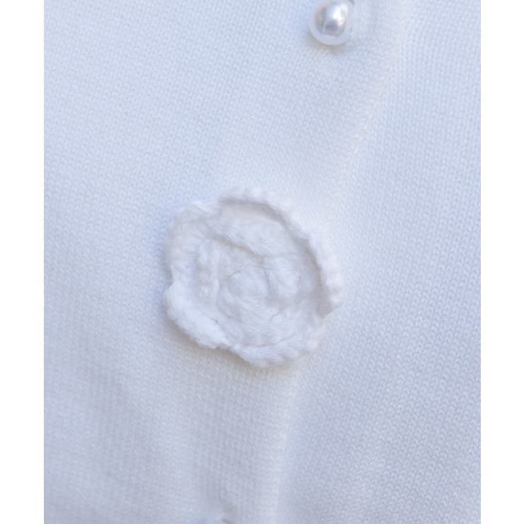 かぎ針ローズニットカーデ | axes femme | 詳細画像4 