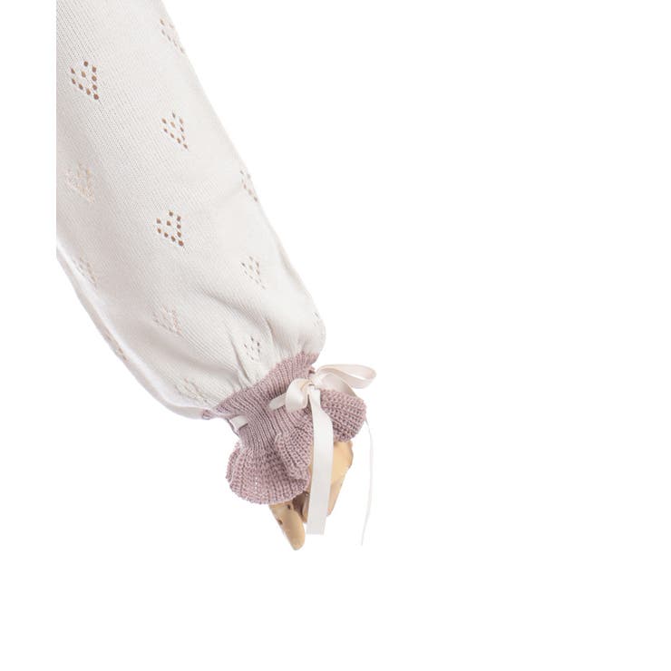 ハート透かし編みニットカーディガン | axes femme | 詳細画像20 