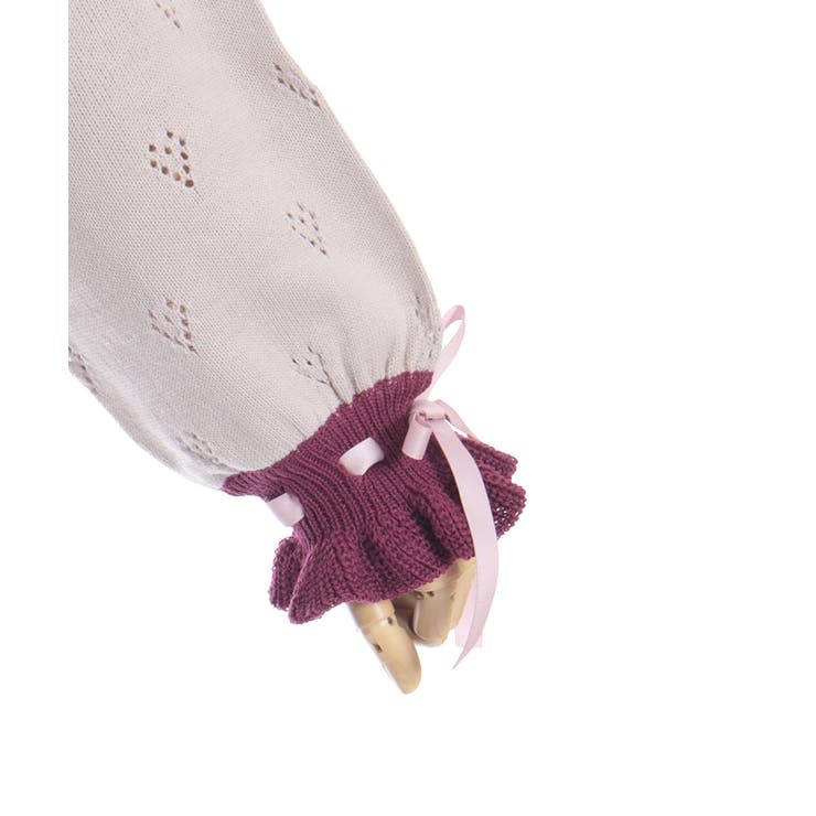 ハート透かし編みニットカーディガン | axes femme | 詳細画像30 