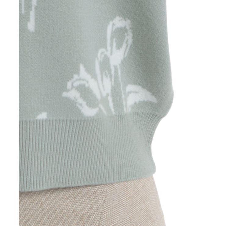 フラワージャカードニットＣＤ | axes femme | 詳細画像21 