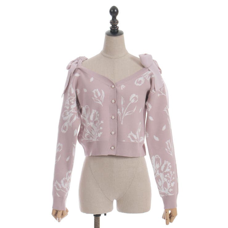 フラワージャカードニットＣＤ | axes femme | 詳細画像26 