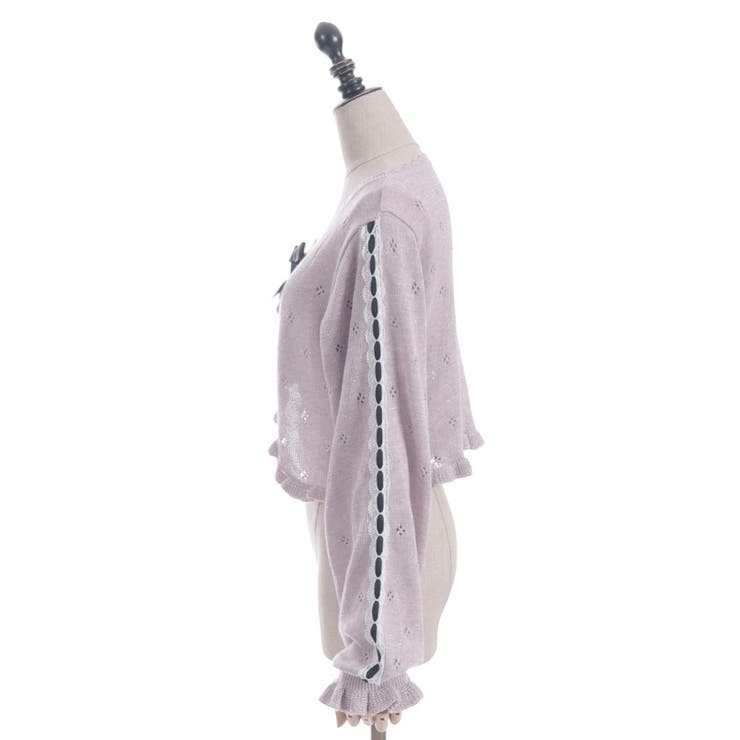 フリルラメニットボレロ | axes femme | 詳細画像14 